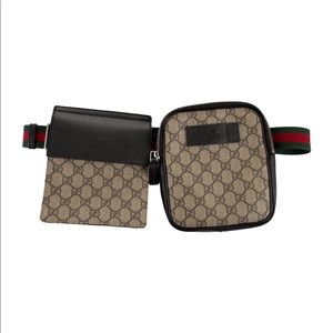 Authentic Gucci  GG Supreme 2018 bag belt